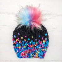 Luxe Line Primaveral Beanie (Sweet Emotion/Black) | Adult