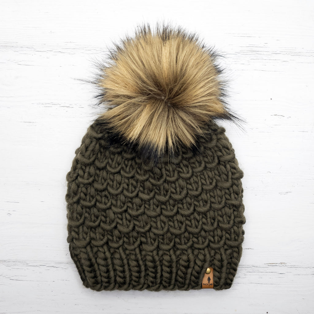 Luxe Line Mesa Beanie (Olive) | Adult