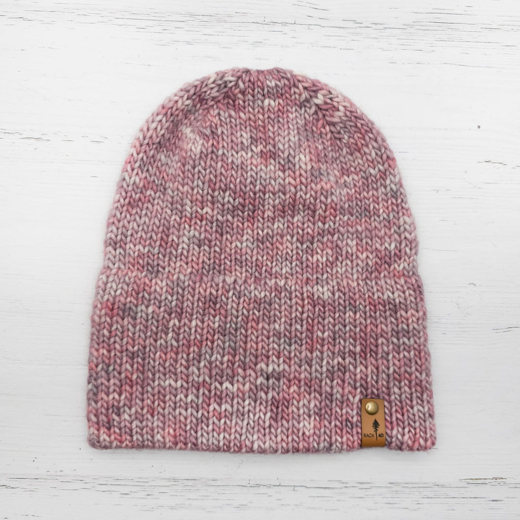 Luxe Line Jake Beanie (Pink Frost) | Adult