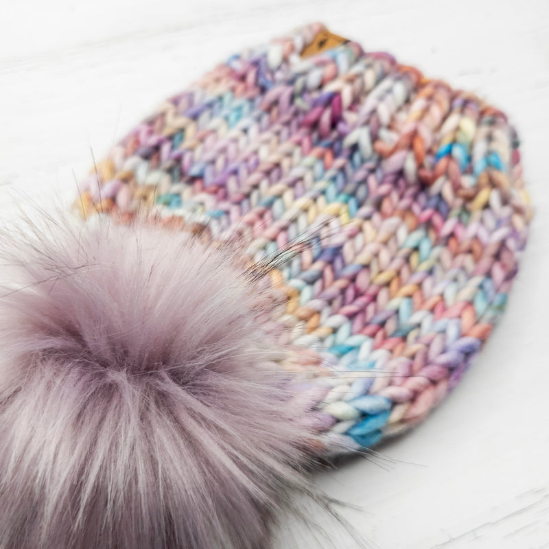 Luxe Line Classic Beanie (Dreamsicle) | 1-3 Years