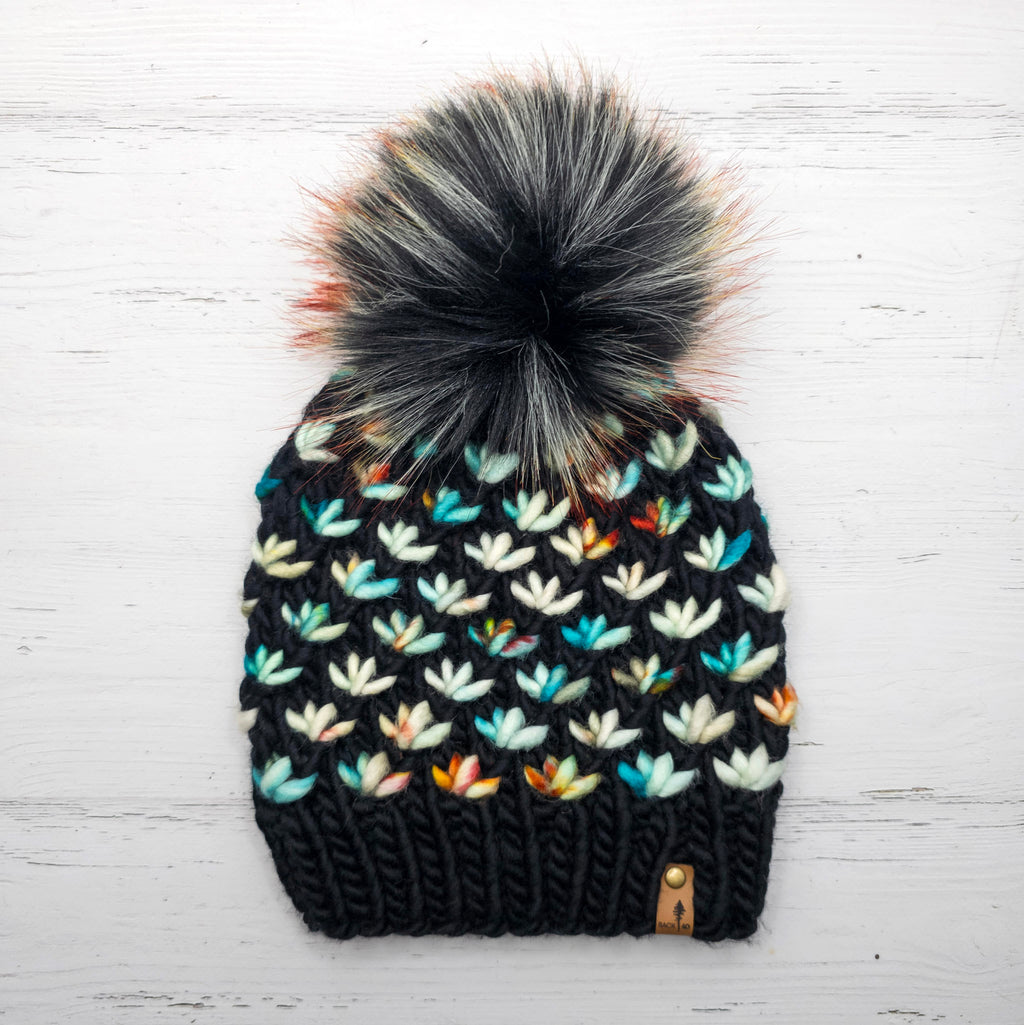 Luxe Line Lotus Flower Beanie (Time Away) | Adult