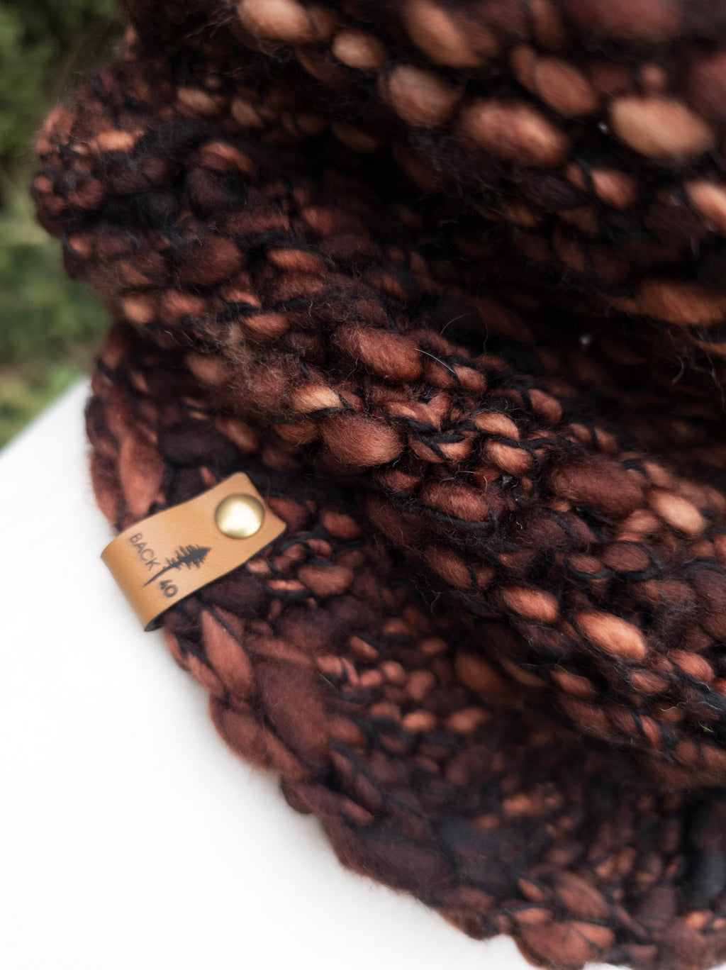 Luxe Line Bandana Cowl (Chocolate)