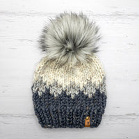 Ombre Beanie (Graphite) | 3-9 Years