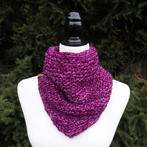 Luxe Line Bandana Cowl (Hollyhock)