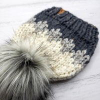 Ombre Beanie (Graphite) | 3-9 Years