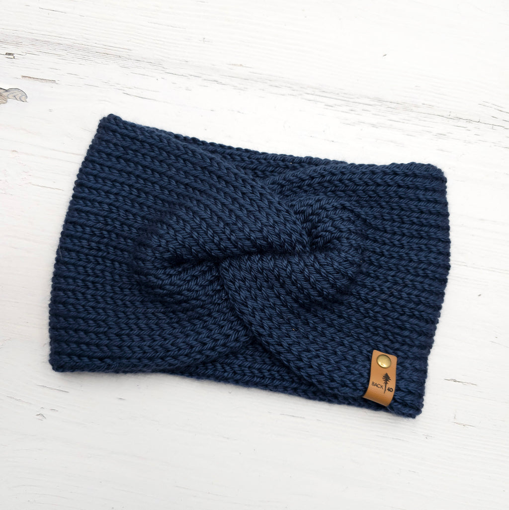 Twist Headband | Navy