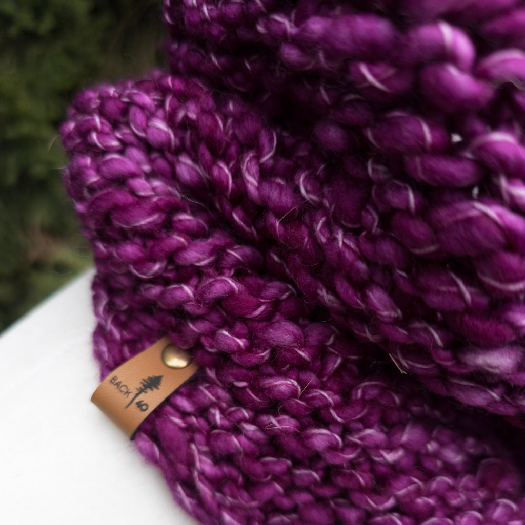 Luxe Line Bandana Cowl (Hollyhock)