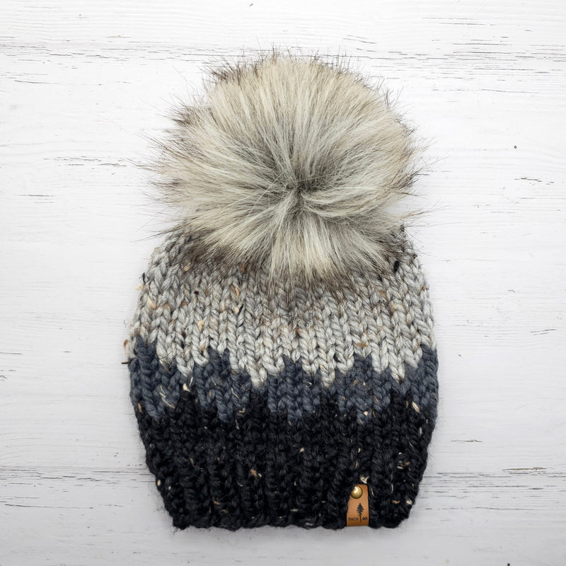 Ombre Beanie (Obsidian) | 3-9 Years