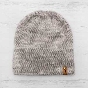 Luxe Line Jake Beanie (Taupe Frost) | Adult