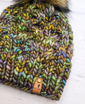 Luxe Line Braided Cable Beanie (Arequita) | Adult