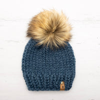 Classic Beanie (Denim) | 6-12 Months