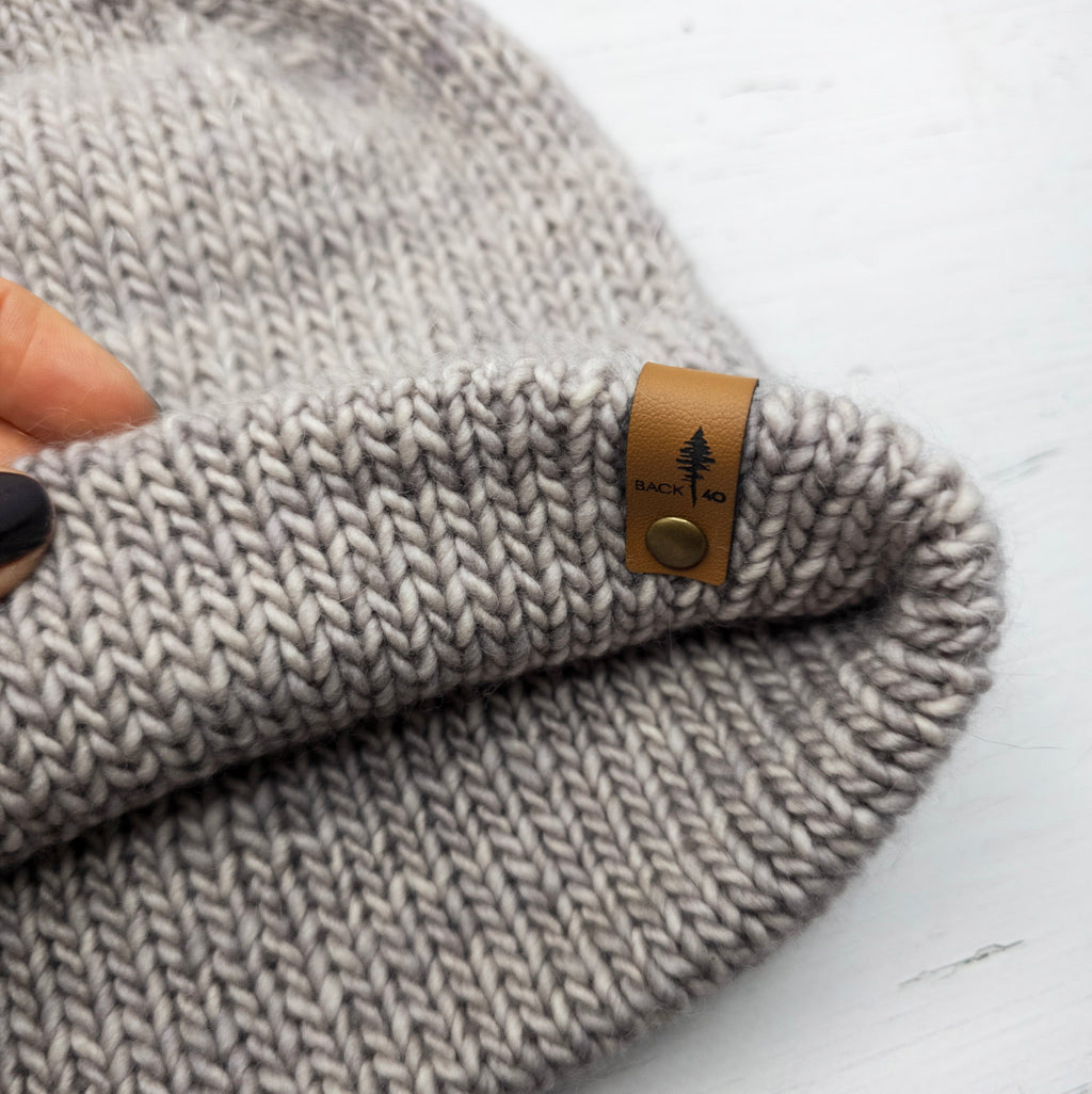 Luxe Line Jake Beanie (Taupe Frost) | Adult