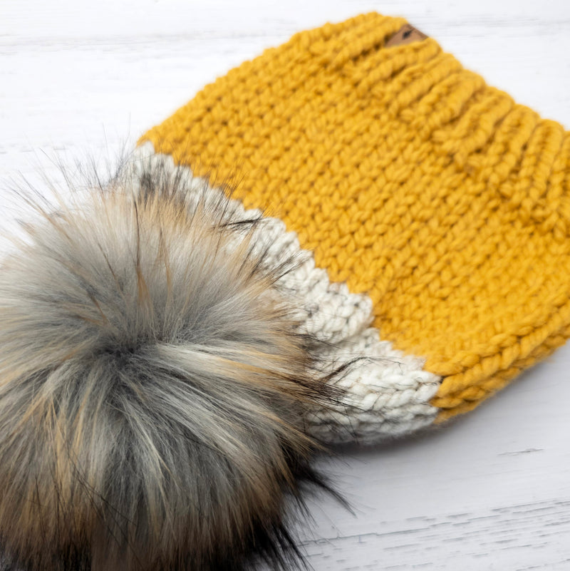 Classic Line Classic Beanie (Mustard) | Adult