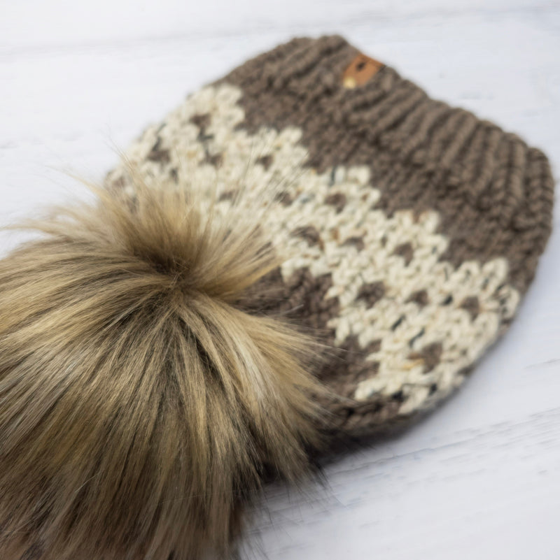 Classic Line Classic Beanie (Taupe/Wheat) | Adult