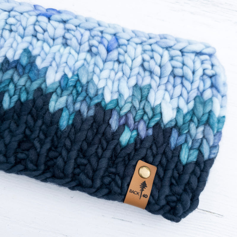 Luxe Line Ombre Headband | Navy/Blue