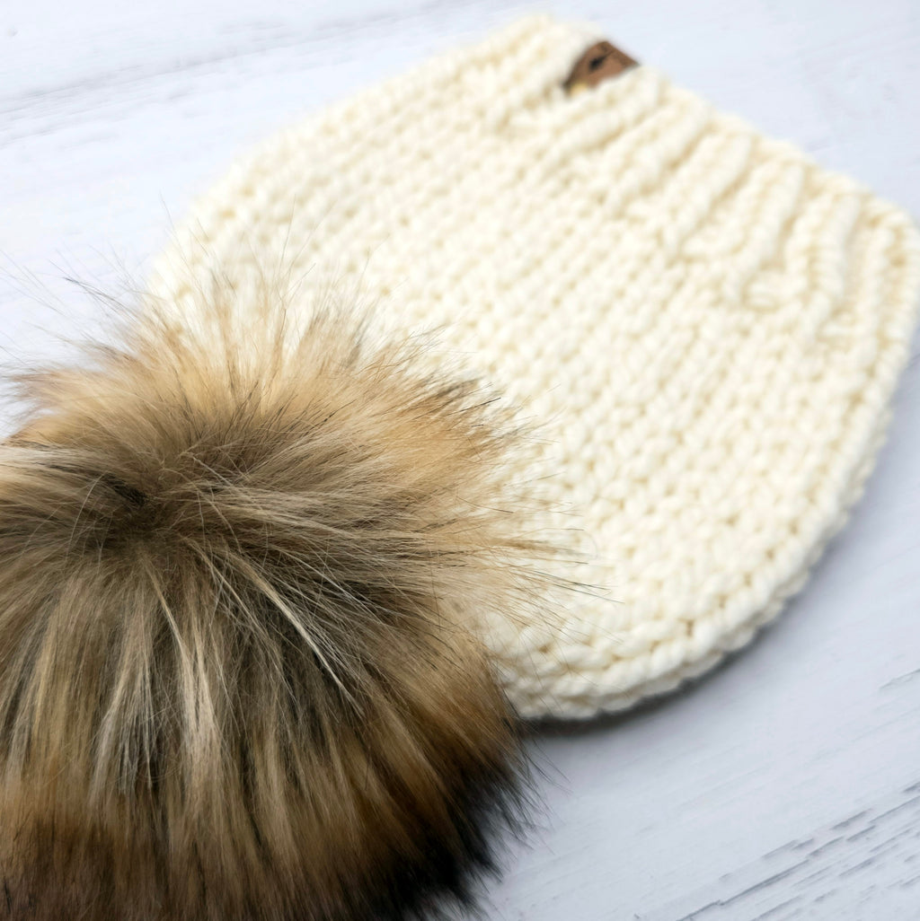 Classic Beanie (Ivory) | 1-3 Years