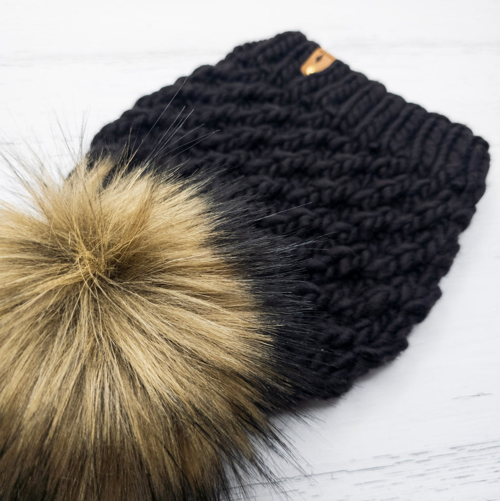 Luxe Line Emilia Beanie (Black) | Adult