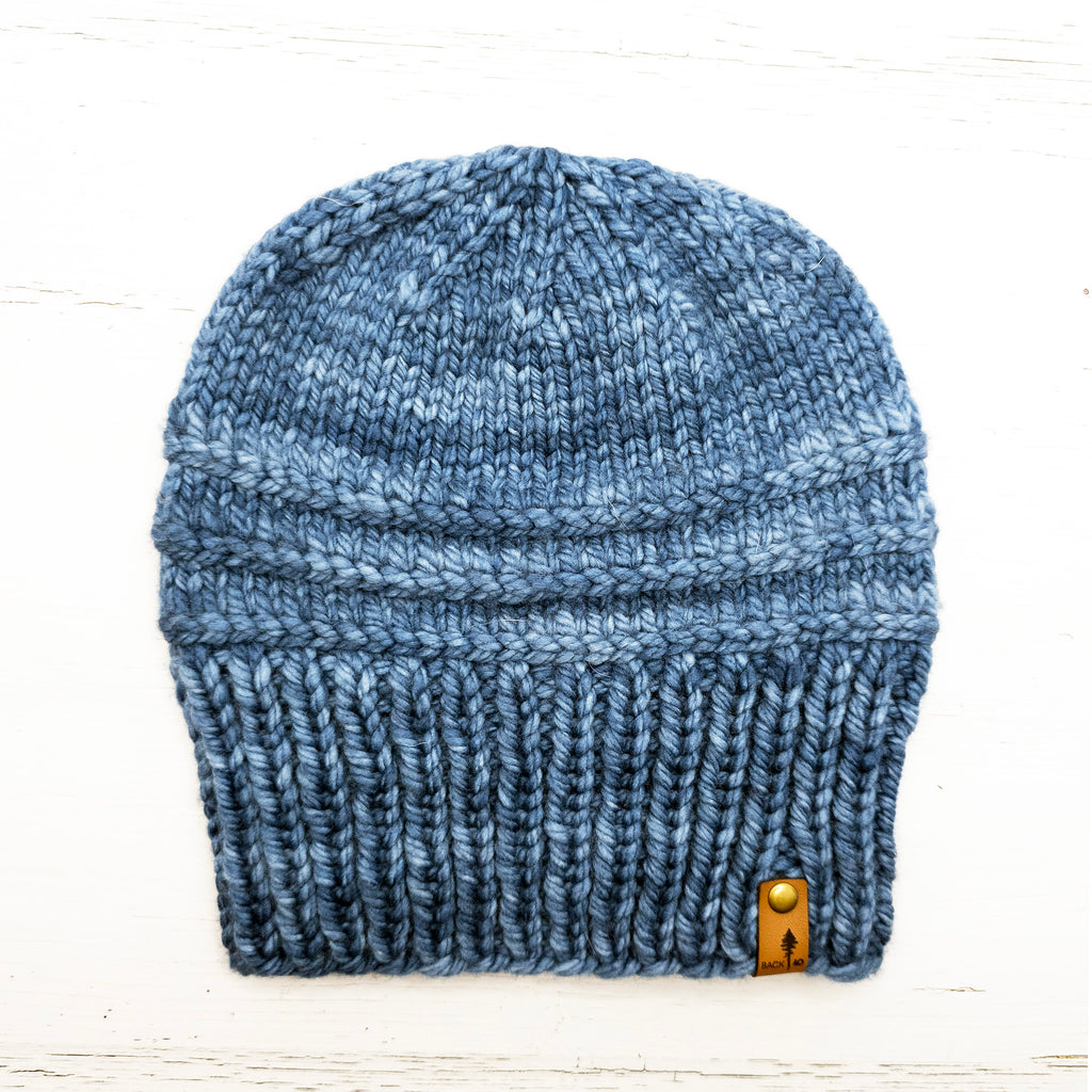 Luxe Line Autumn Winds Beanie (Stone Blue) | Adult