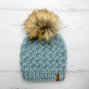 Luxe Line Emilia Beanie (Duck Egg Blue) | Adult