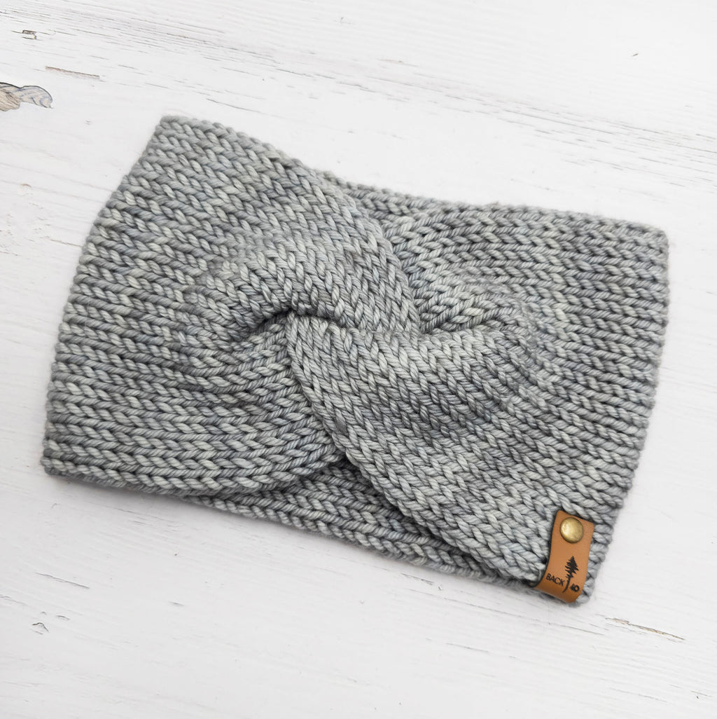 Luxe Line Twist Headband | Gris