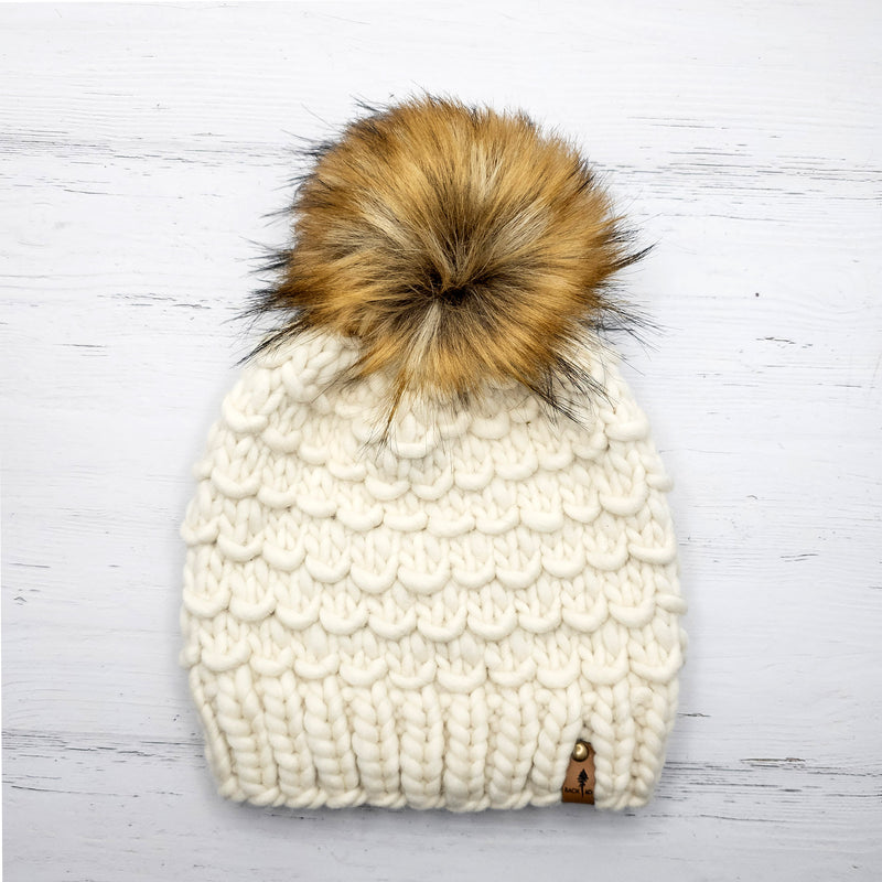 Luxe Line Mesa Beanie (Ivory) | Adult