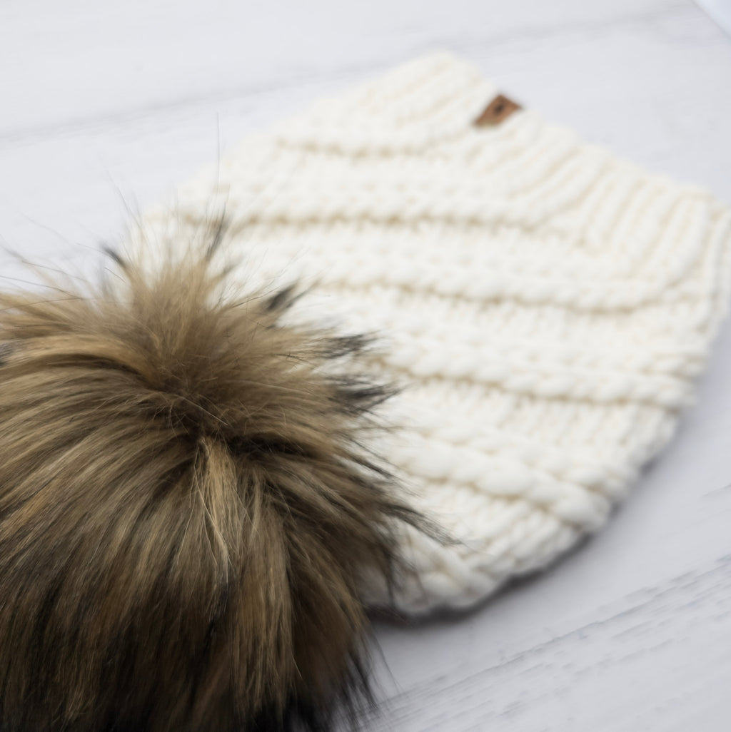 Luxe Line Estuary Beanie (Ivory) | Adult