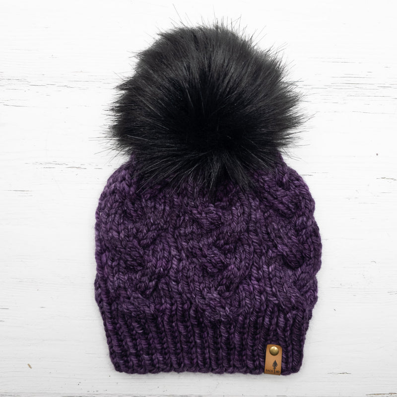 Luxe Line Delta Cable Beanie (Iris) | Adult