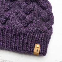 Luxe Line Delta Cable Beanie (Iris) | Adult