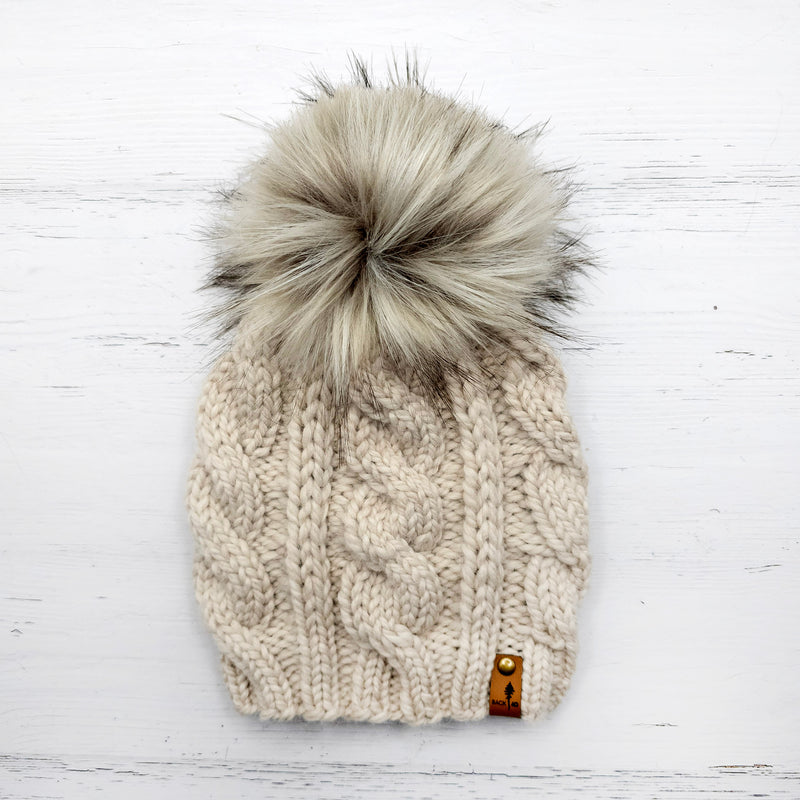 Luxe Line Eternity Beanie (Sand) | Adult