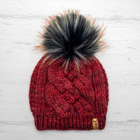 Luxe Line Double Braid Beanie (Cereza) | Adult