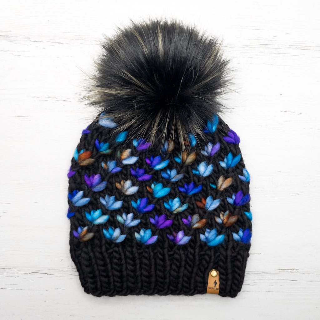 Luxe Line Lotus Flower Beanie (Dragonfly) | Adult