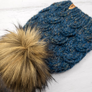 Classic Line Braided Cable Beanie (Harvest Moon) | Adult